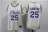 Youth 76ers 25 Ben Simmons Cream City Edition Nike Swingman Jersey,baseball caps,new era cap wholesale,wholesale hats